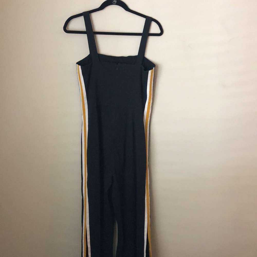 Gianna Bini stripped jumpsuit with slits